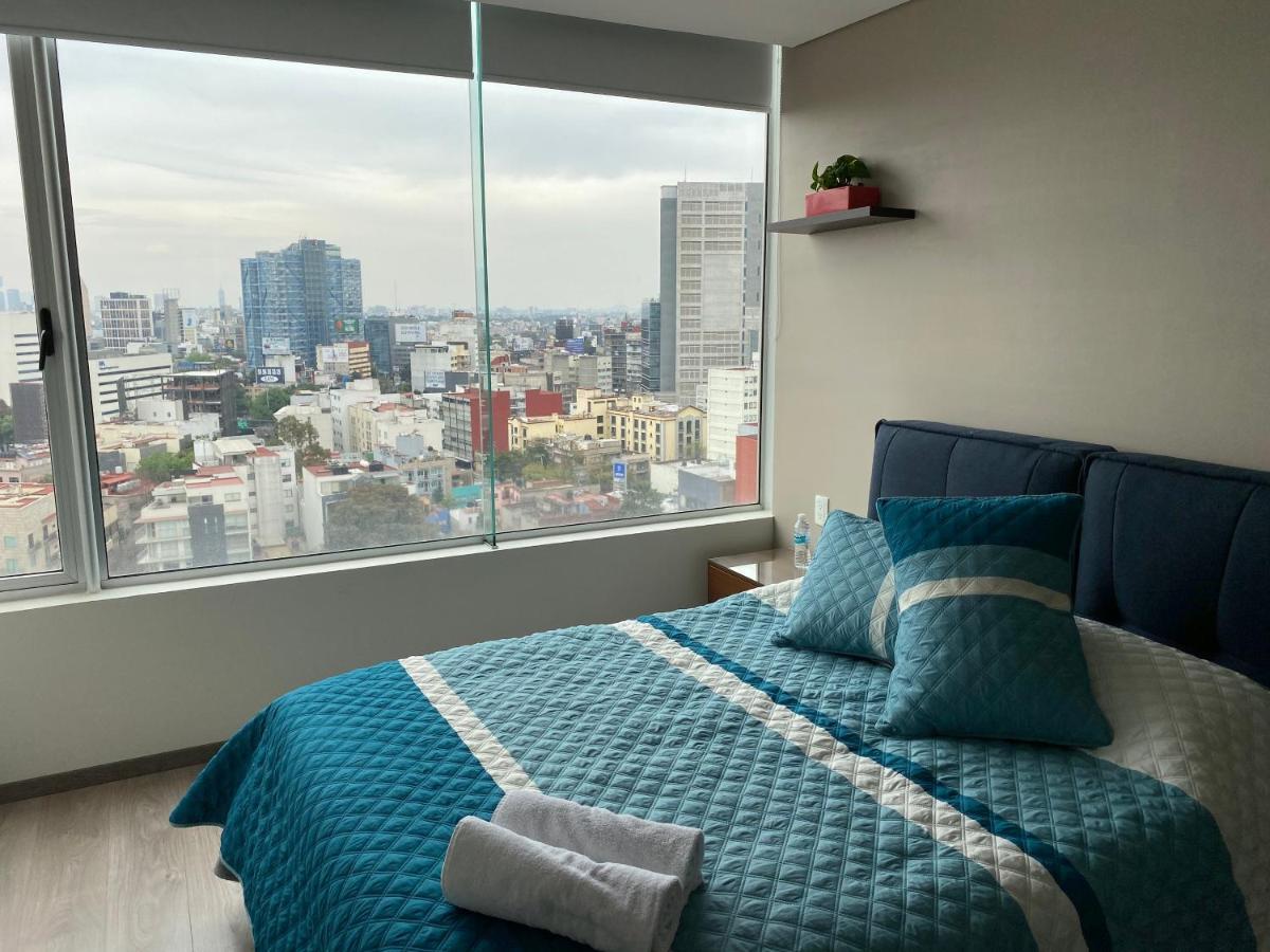 Apartamento De 2 Habitaciones Junto Al Wtc Mexico-stad Buitenkant foto